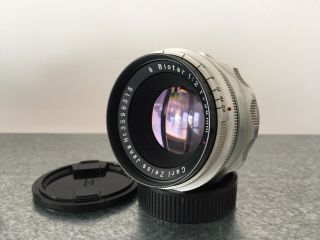 Rare Czj Biotar Red T 58mm F2 In Top For Fuji Sony Samsung Nikon Canon