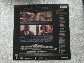 THE MATRIX Laserdisc LD Keanu Reeves RARE 2