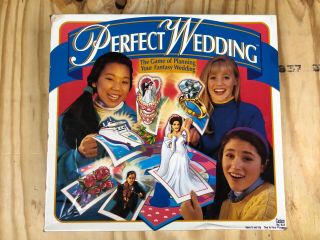 The Perfect Wedding Board Game 1993 Cadaco Vintage Complete