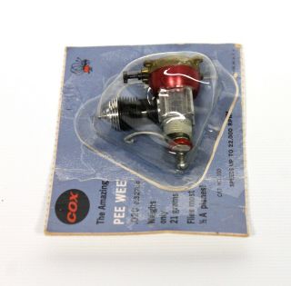 Vtg 1960s Cox Pee Wee.  020 Thimble - Drome Model Engine in Package NOS 2