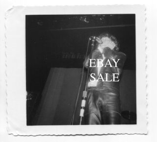 Jim Morrison Concert Stage Candid Vintage Snapshot Photo Sexy The Doors