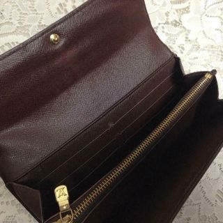 Authentic,  Rare,  Louis Vuitton Damier Bi - Fold Long Wallet 7.  5in x 4in 6