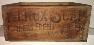 Primitive Lenox Soap Just Fits The Hand Soap Wooden Crate Lenox Soap Box Vintage