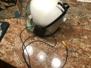 VINTAGE RCA VICTOR SPACE ASTRONAUT HELMET AND RECORD 7
