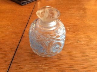 Vintage R.  Lalique Epines Thorns Perfume Bottle