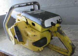 VINTAGE COLLECTIBLE MCCULLOCH 1 - 51 CHAINSAW WITH 24 