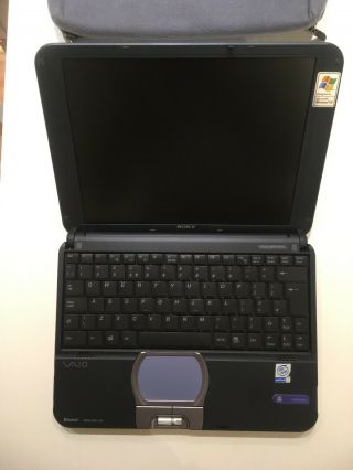 RARE Vintage Sony VAIO PCG SRX51P PIII 850MHz 256MB Windows XP Laptop Notebook 5
