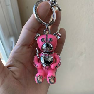 Juicy Couture Pink Vintage Teddy Bear Rare Keychain Bag Charm