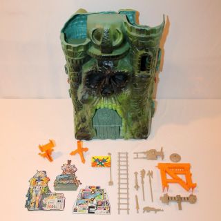 Motu 1981 Vintage He - Man Castle Grayskull Playset Loose Skeletor Mattel,