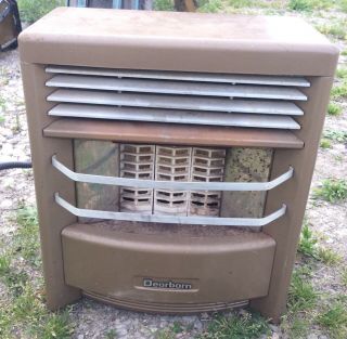 Vintage Atlanta Dearborn 12,  000 Btu Gas Space Heater Stove Grates