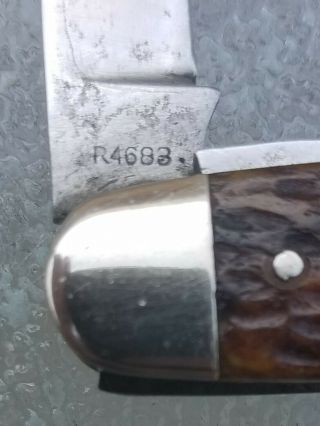 vintage Remington R4683 cattle knife 3 blade bone knives cigar punch 3