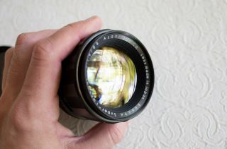 Asahi Pentax - Takumar 85mm F/1.  9 M42 - Mount Vintage Lens W/ B,  W Clear Filter