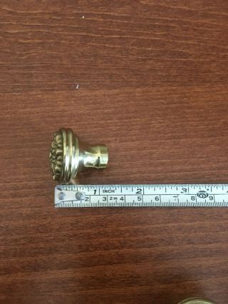 Vintage Sherle Wagner Cabinet Pulls - Gold Plated Brass 2
