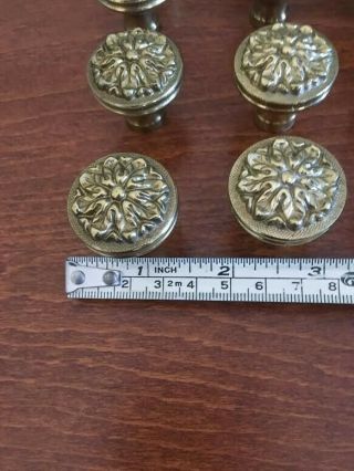 Vintage Sherle Wagner Cabinet Pulls - Gold Plated Brass 3