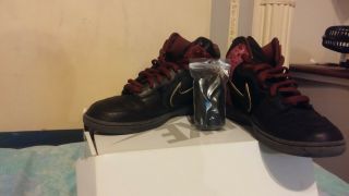 Nike Dunk High Premium Sb Size 10.  5 " Bloody Sunday " 313171 - 005 Rare 2007 Velvet