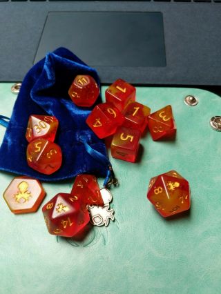 Kraken Dice Solar Flare 12 Pc Set Out Of Stock Unavailable Rare Send Offers