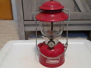 Vintage Coleman 200a Lantern Red 6 Of 1980