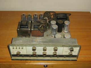 Vintage Stromberg Carlson Stereo 8 Tube Amplifier Powers Up