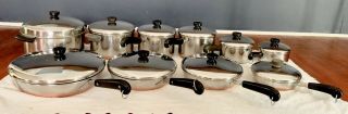 Stainless Steel Vintage Revere Ware 20 Piece Set