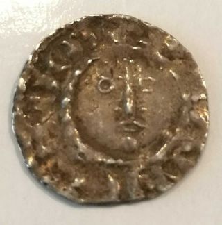 Rare Ireland Medieval Half Penny 1190 98 John Of Ireland Silver Coin