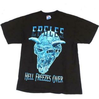 Vintage Eagles " Hell Freezes Over " T - Shirt 1994 Rock