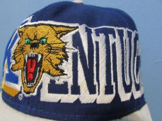 Vintage Official Ncaa Kentucky Wildcats Snapback Hat 1990 