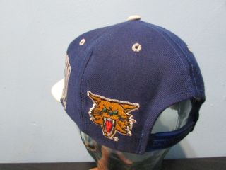 VINTAGE OFFICIAL NCAA KENTUCKY WILDCATS SNAPBACK HAT 1990 ' s WOOL ALL OVER LOGO 4