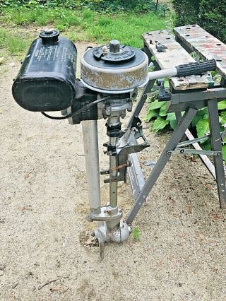 Vintage British Seagull Outboard Model: Forty Plus - 2 - 3hp - 60 