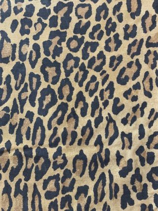 Vintage Ralph Lauren Aragon Leopard Full/Queen Size Duvet Cover Rare HTF 3