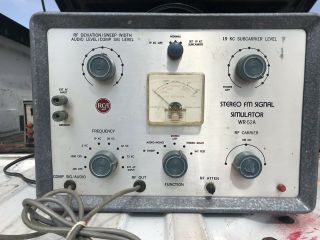 Vintage Rca Fm Signal Simulator Wr - 51a Generator Radio Receiver Test Equipment