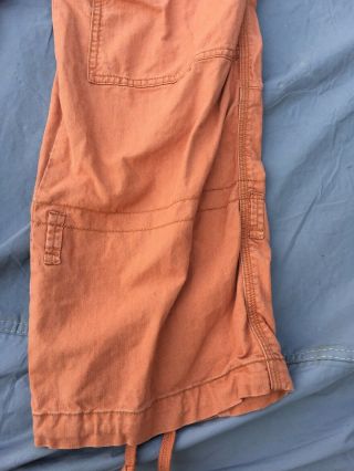 Mens Polo Ralph Lauren Vintage Orange Cargo Pants Paratrooper.  38/32 2