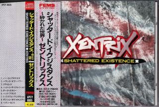Xentrix - Shattered Existence Japan Cd W/obi Mega Rare Slammer