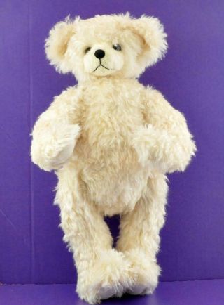Vintage White Mohair Teddy Bear Artist S.  Arnd 20 " 5 Way Jointed Cutie