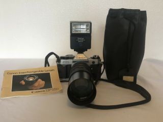 Vintage Canon Ae - 1 Program 35mm Film Slr Camera,  80 - 210mm F/3.  8lens - Great
