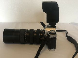 Vintage Canon AE - 1 Program 35mm Film SLR Camera,  80 - 210mm F/3.  8Lens - Great 3