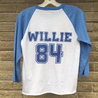 Vintage Unisex Willie Nelson Concert T - Shirt Size Medium 2