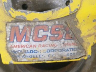 McCulloch Vintage Kart 2 Cycle Racing Engine Block Crankshaft Piston MC92 10