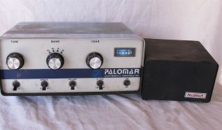 Vtg Palomar 300a Bi Linear Tube Amplifier W/ Power Supply Ham Radio (for Repair)