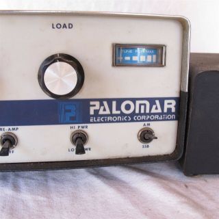 Vtg PALOMAR 300A BI Linear Tube Amplifier W/ Power Supply HAM Radio (FOR REPAIR) 4
