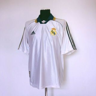 REDONDO 6 Real Madrid Vintage Adidas Home Football Shirt Jersey 1998/00 (XL) 4