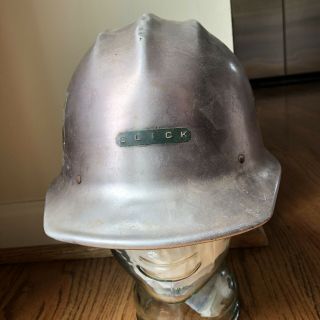 Vintage E.  D.  Bullard Co.  Hard Boilded Aluminum Hardhat Made In Usa Hard Hat 502