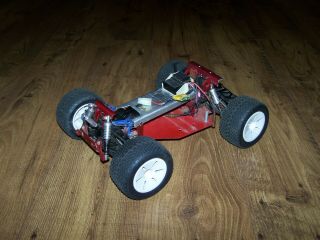 Vintage Tamiya Hot Shot 4wd Rc With Hot Trick Chassis Barnyard Find