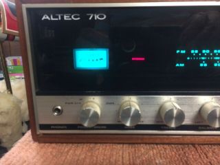 RARE ALTEC 710A RECEIVER - WOOD CABINET - NEAR - FULLY - 30 DAY 2