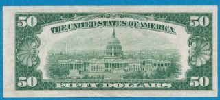 $50.  1934 - B MULE RARE PHILADELPHIA DISTRICT FEDERAL RESERVE NOTE AU 4