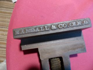 Vintage Leather Tool - RANDALL Combination Box Loop Press - Harness Making 2