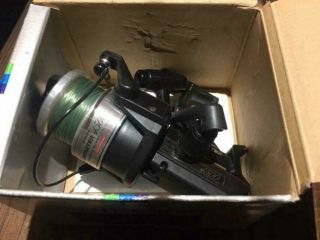 Vintage Shimano Baitrunner 4500 Spinning Reel And Instructions