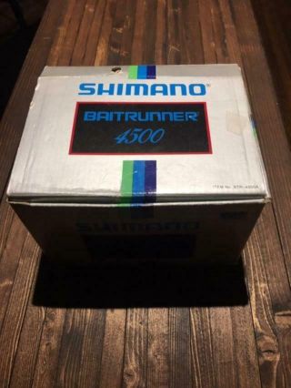 VINTAGE SHIMANO BAITRUNNER 4500 SPINNING REEL AND INSTRUCTIONS 2