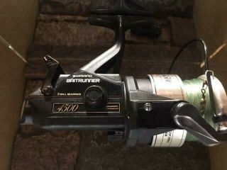 VINTAGE SHIMANO BAITRUNNER 4500 SPINNING REEL AND INSTRUCTIONS 8