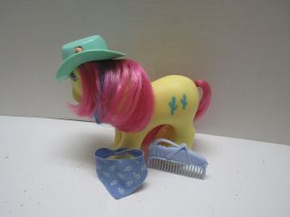 Vintage My Little Pony Big Brother Tex With Complete Accessories