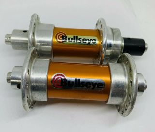 Bullseye Hubs Orange 32/28 Hole 100/124mm Spacing Vintage
